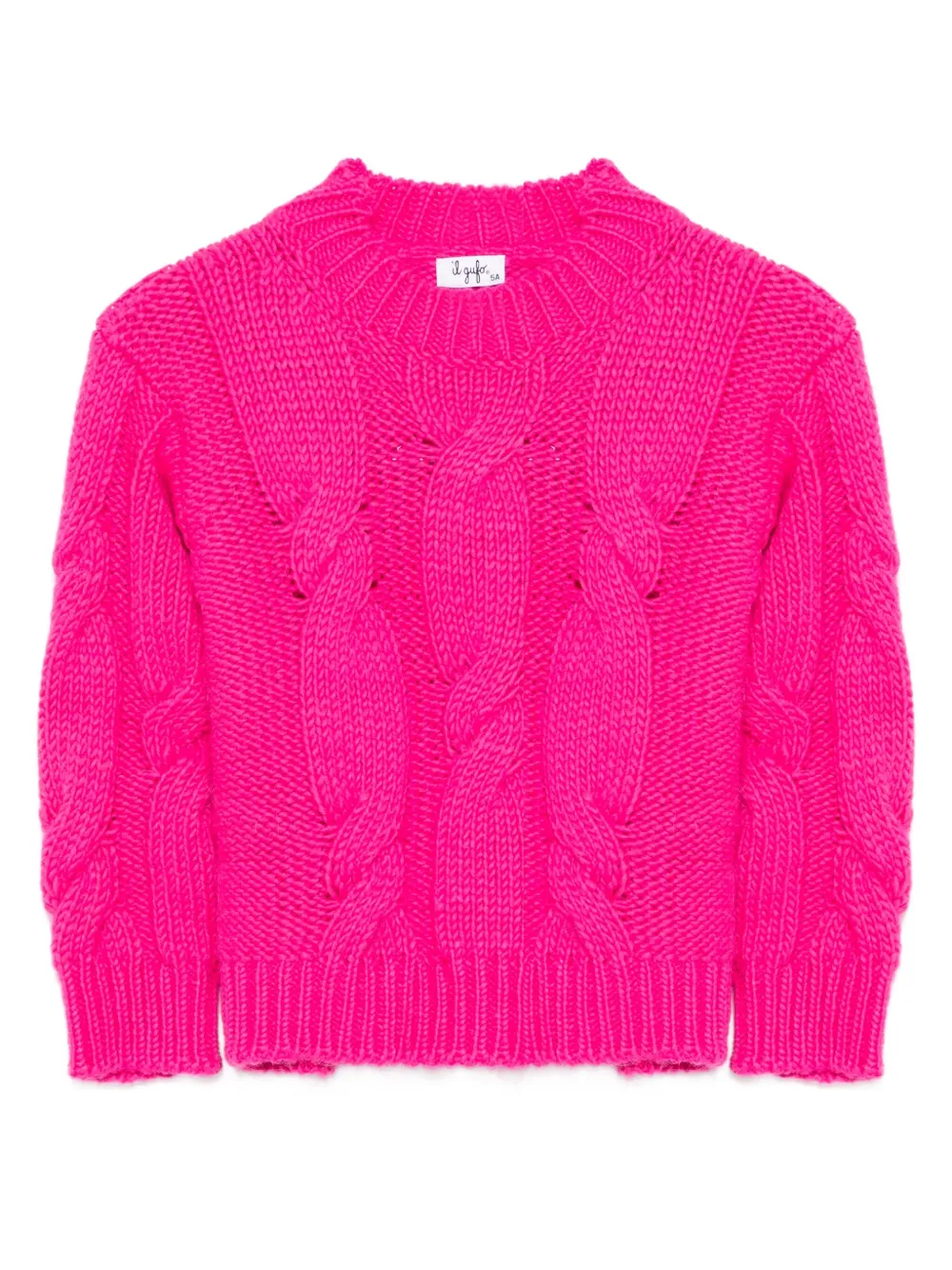 Il Gufo cable-knit sweater | Pink | Image 1