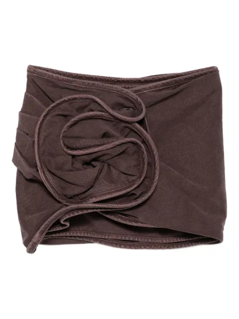Magda Butrym floral-appliqué mini skirt