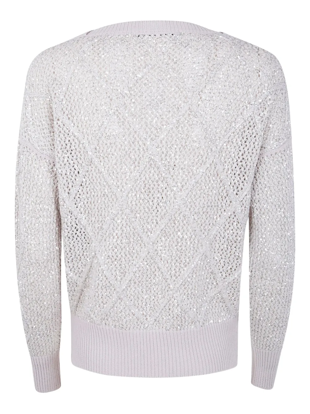 D.Exterior sequin-embellished sweater | Knitted Sweaters | Image 2