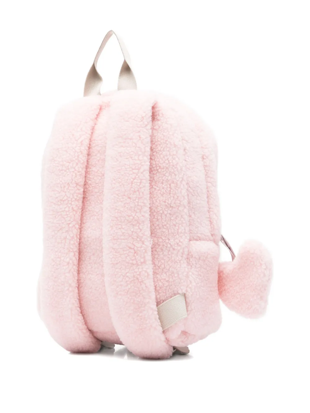 Il Gufo teddy fleece backpack - Roze