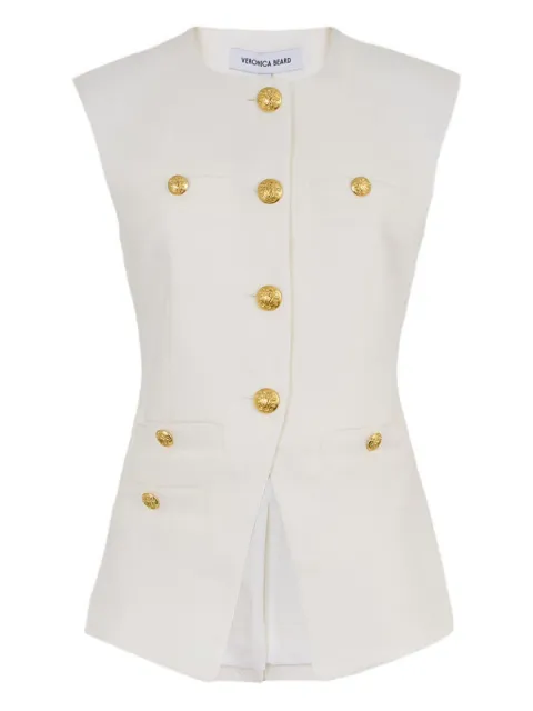 Veronica Beard Tamara sleeveless waistcoat