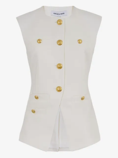 Veronica Beard Tamara sleeveless waistcoat