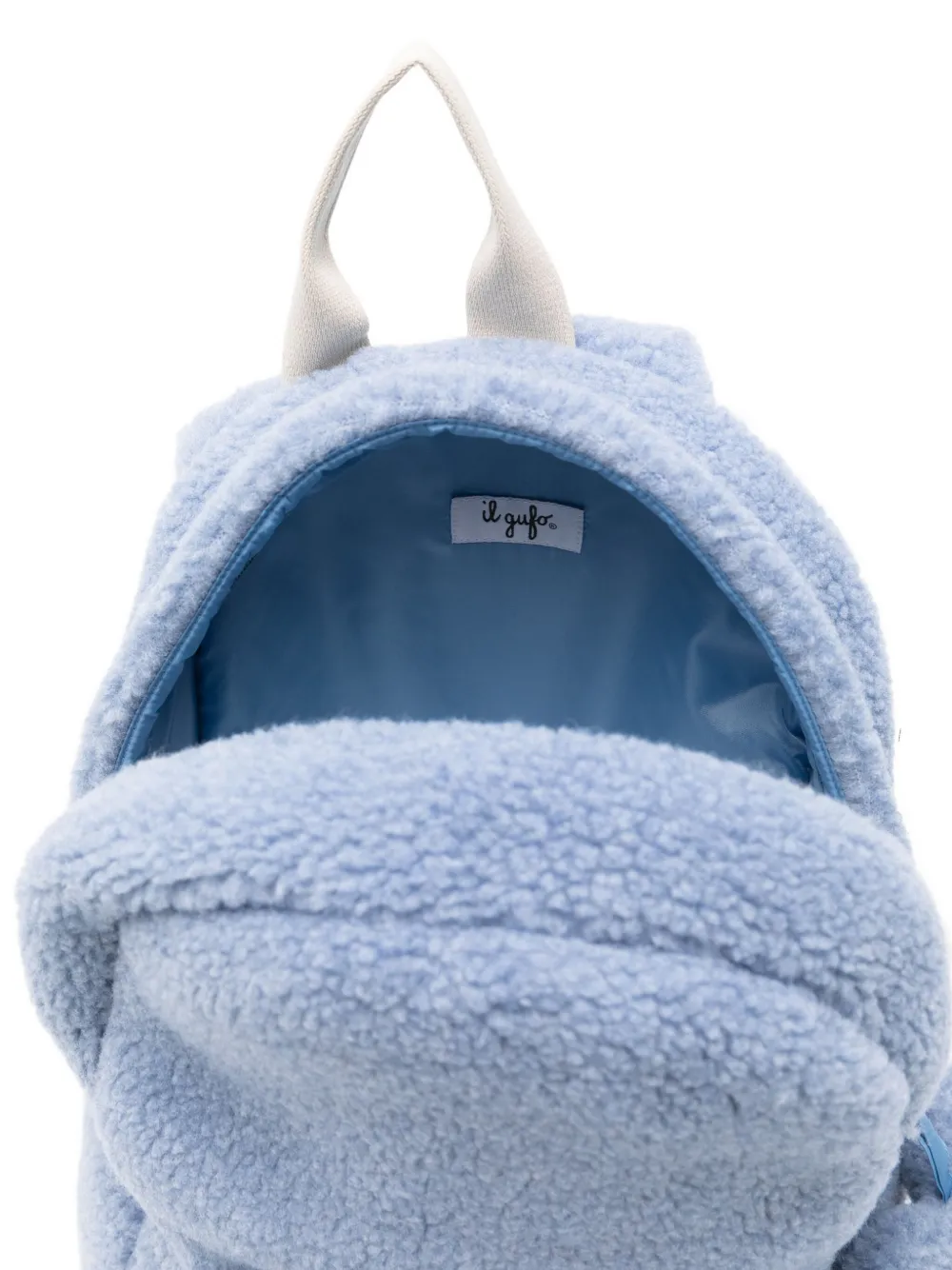 Il Gufo Teddy fleece rugzak Blauw