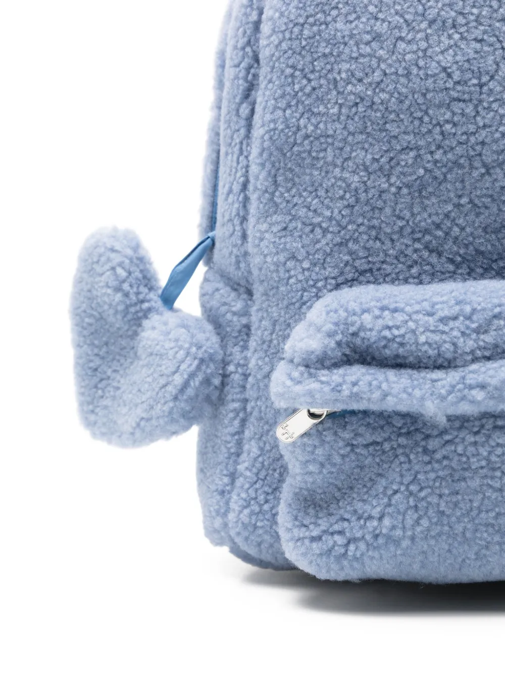 Il Gufo Teddy fleece rugzak Blauw