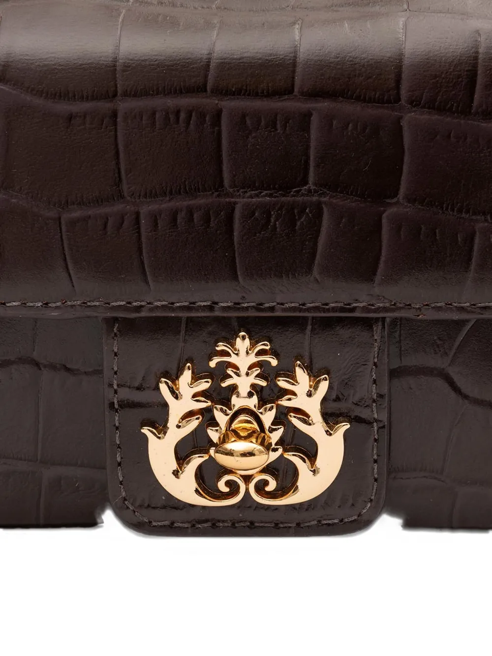 Isla Anne mini-schoudertas Bruin