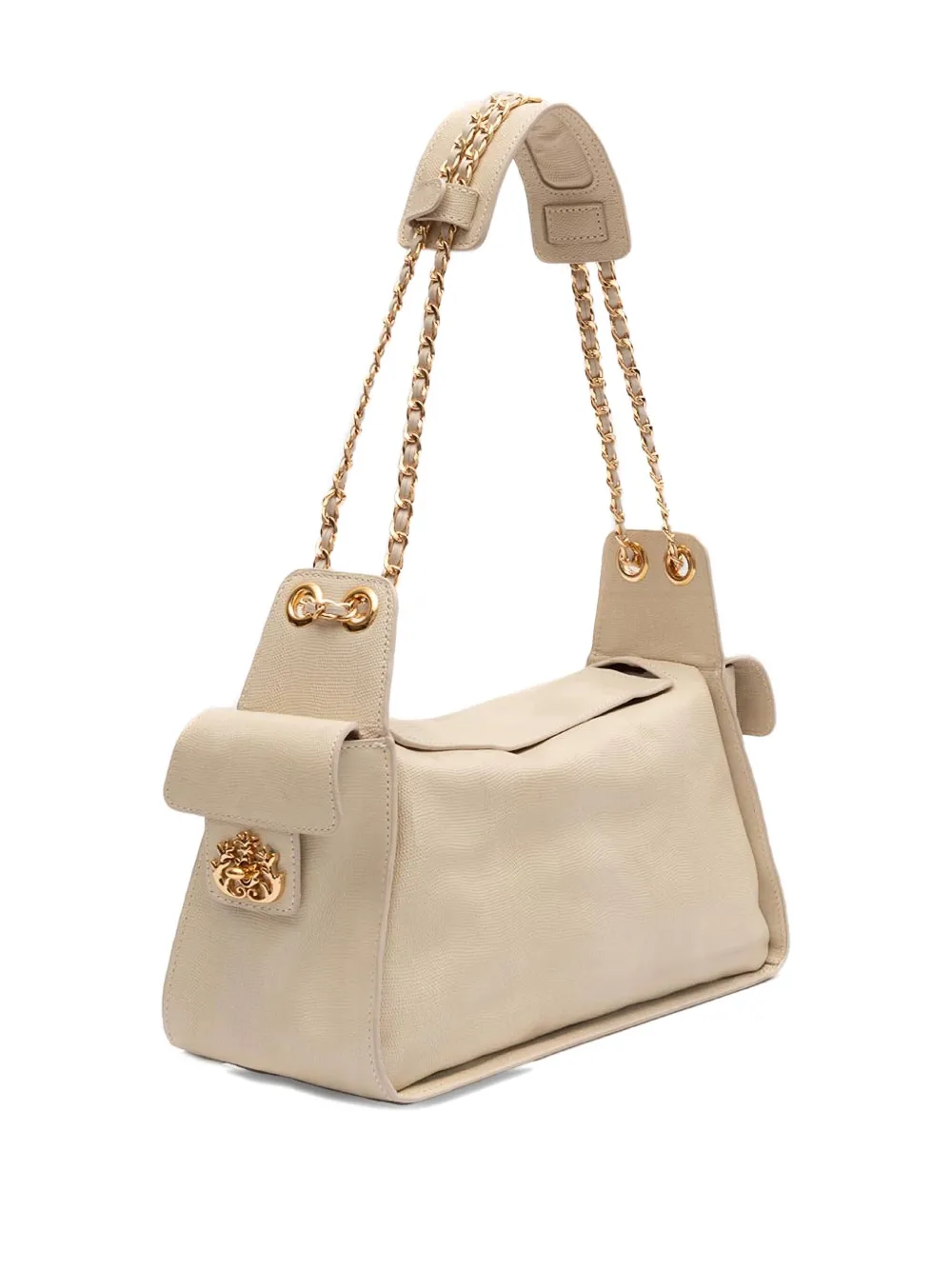 Isla Anne verfraaide schoudertas Beige