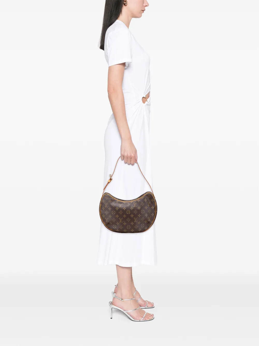 Louis Vuitton Pre-Owned 2003 Monogram Croissant MM hobo bag | Pre-Owned | Image 2