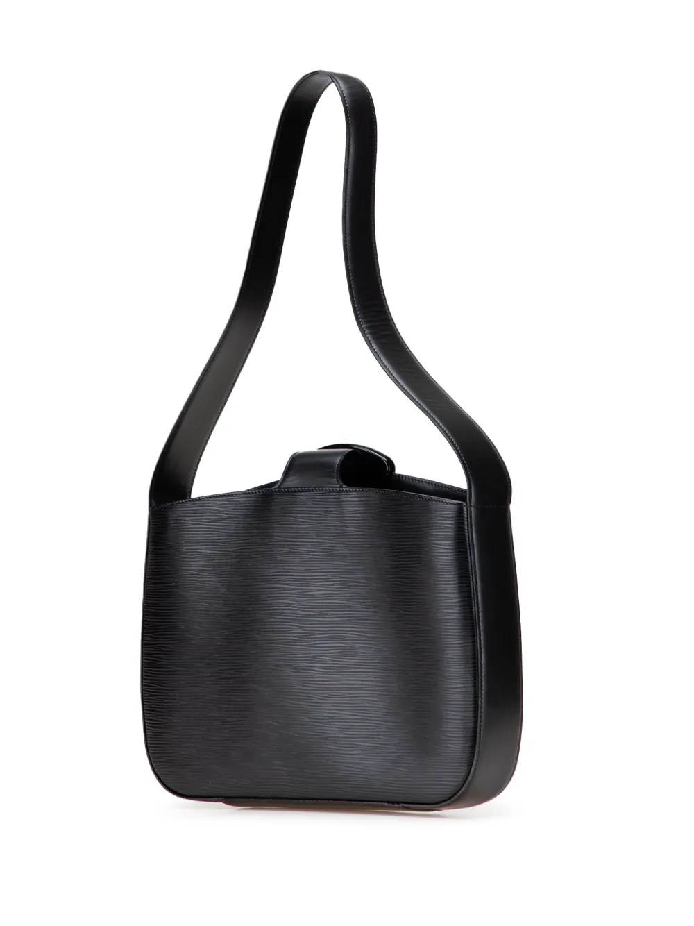 Pre-owned Louis Vuitton 1999 Epi Reverie Shoulder Bag In Black