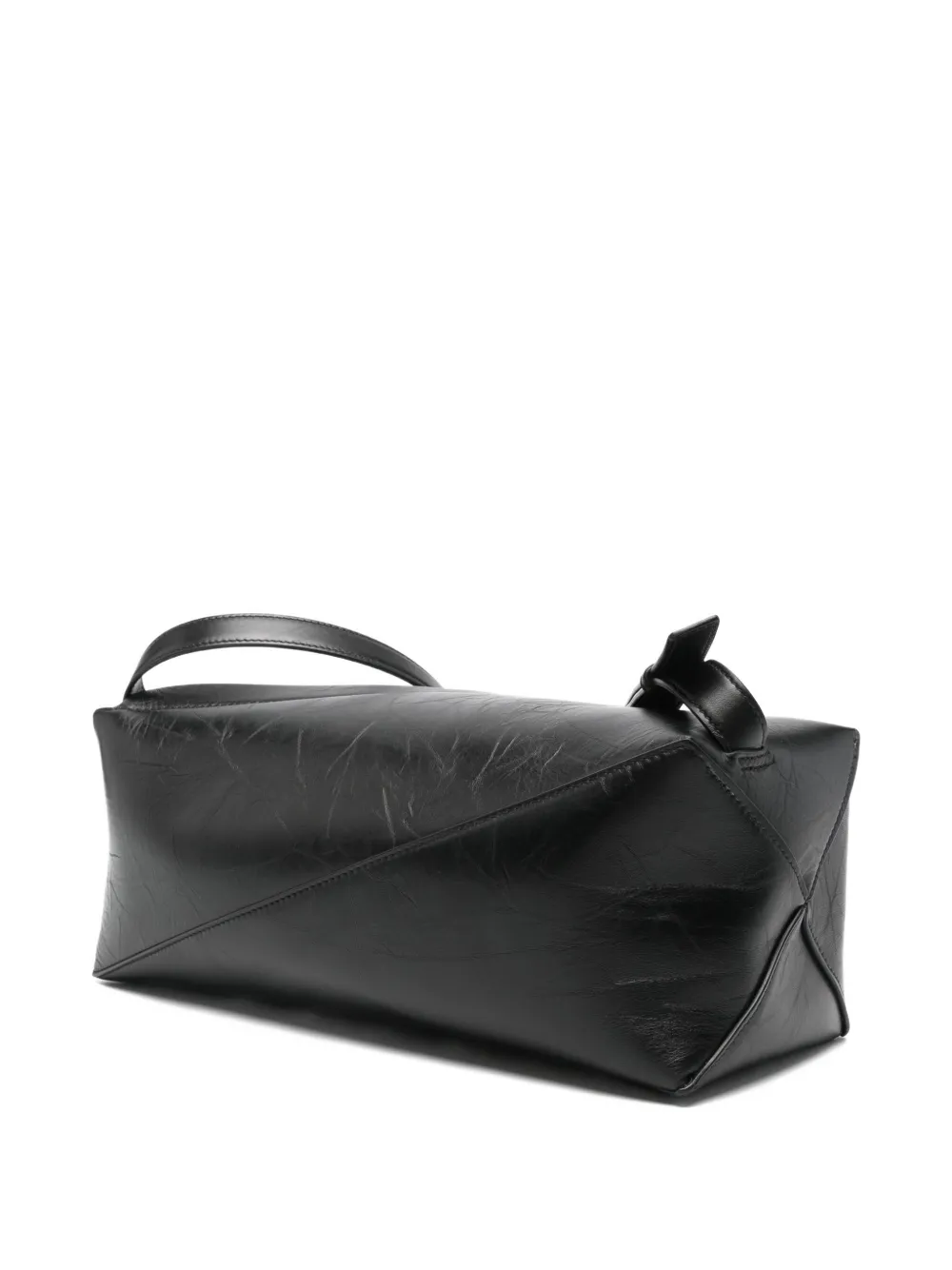 Jil Sander Logo-print Leather Tote Bag In Black