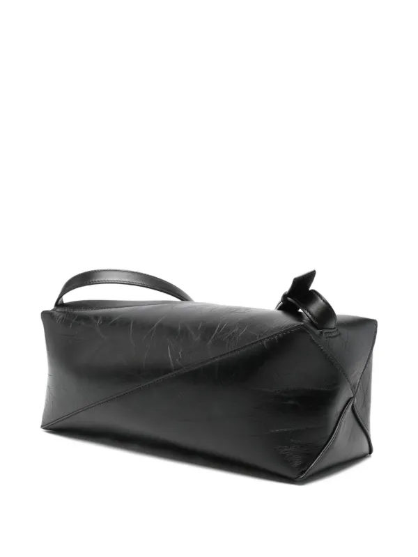 JIL SANDER ブラックレザートートバッグ Jil Sander レザー トートバッグ | ブラック | FARFETCH JP