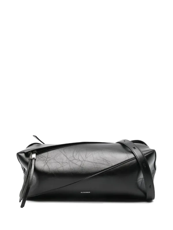 JIL SANDER ブラックレザートートバッグ 送料無料】JILSANDER ブラックトートバッグ| BOLS COLLECTORS