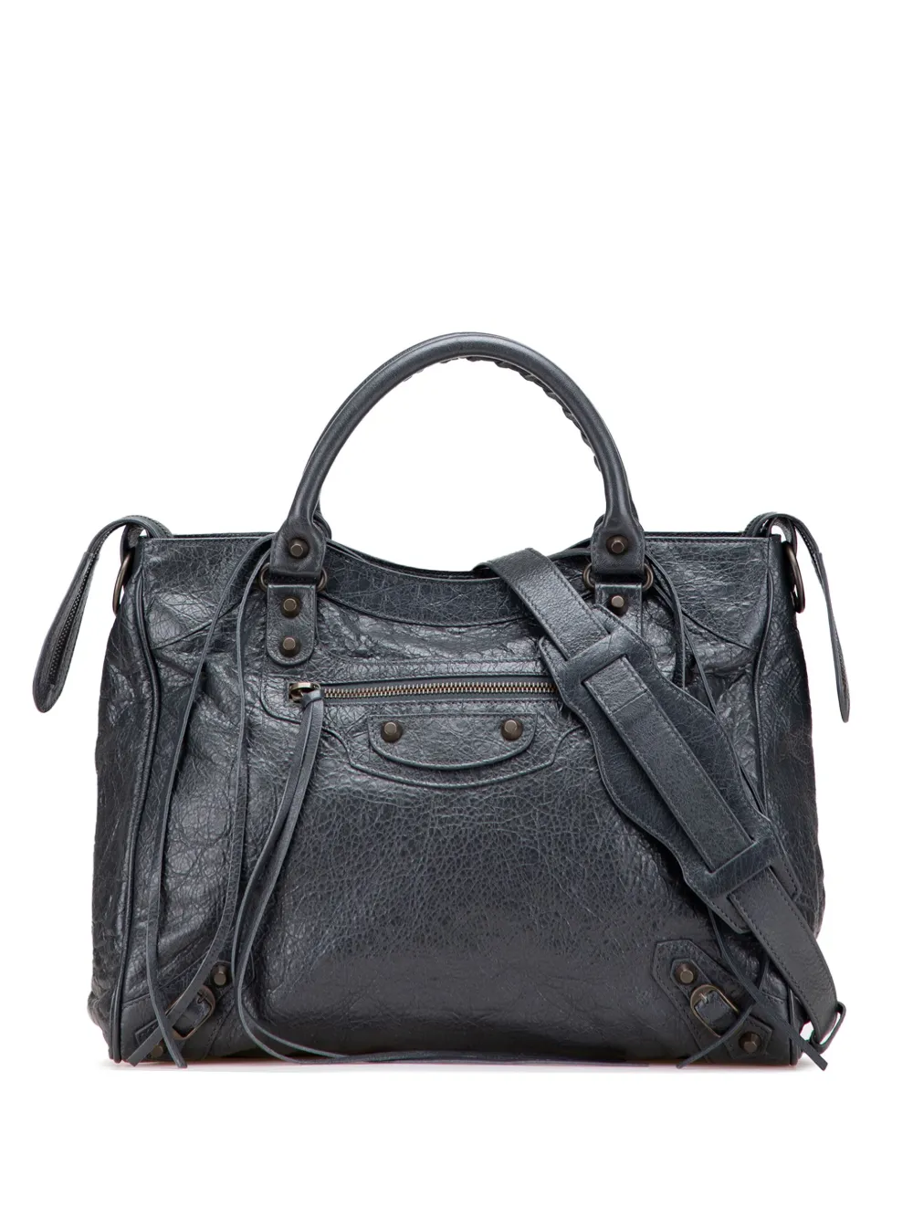 Balenciaga Pre-Owned 2003 Lambskin Motocross Classic Velo satchel - Balenciaga Pre-Owned 2003 Lambskin Motocross Classic Velo satchel -