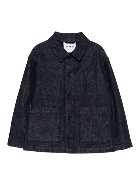Aspesi Kids patch-pocket denim jacket
