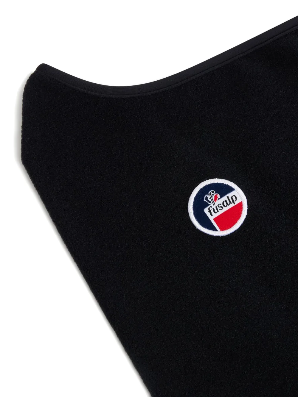 Fusalp Logo-embroidered Fleece Neck Gaiter In Black