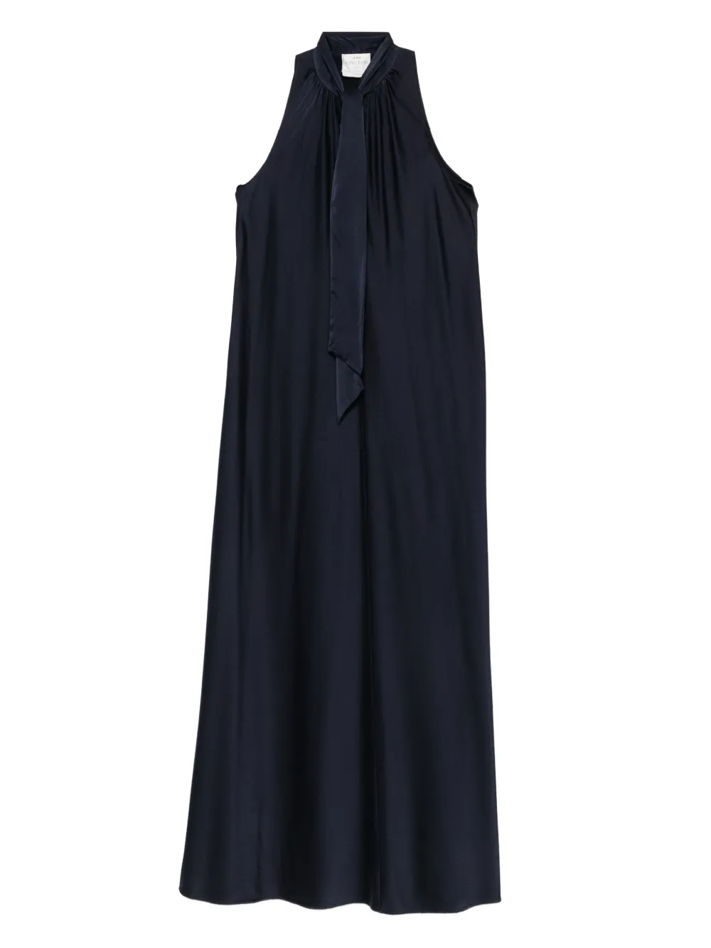 Forte Forte tie-neck maxi dress | Blue | Image 1