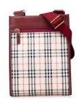 Burberry Pre-Owned 2000-2017 House Check Canvas crossbody bag - Red