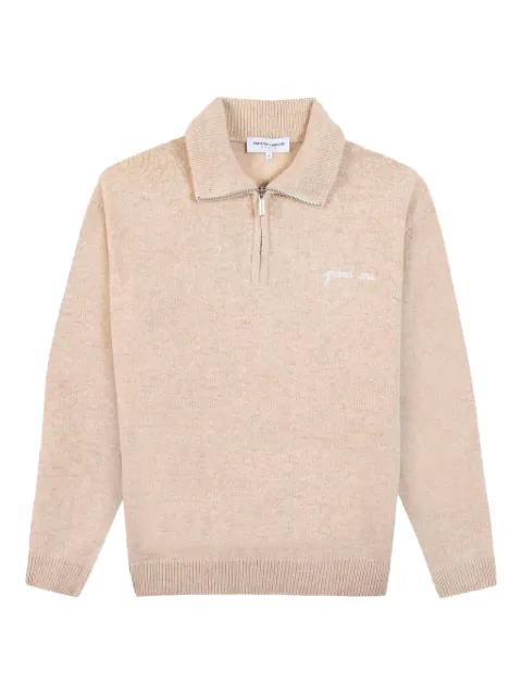 Maison Labiche Delepine half-zip grand cru sweater