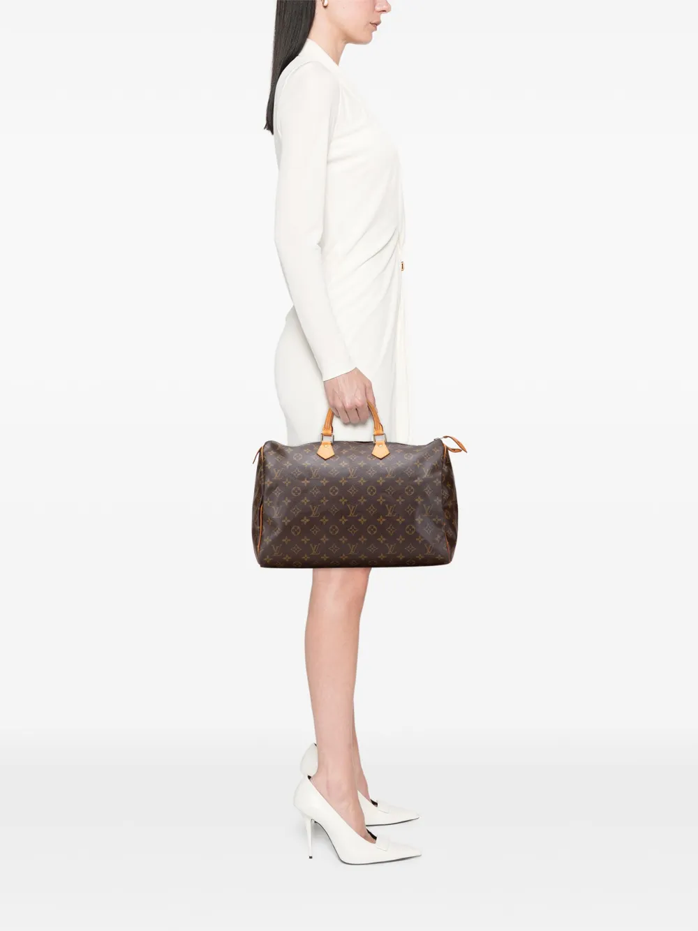 Louis Vuitton Pre-Owned 2002 Monogram Speedy 40 boston bag | Pre-Owned | Image 2