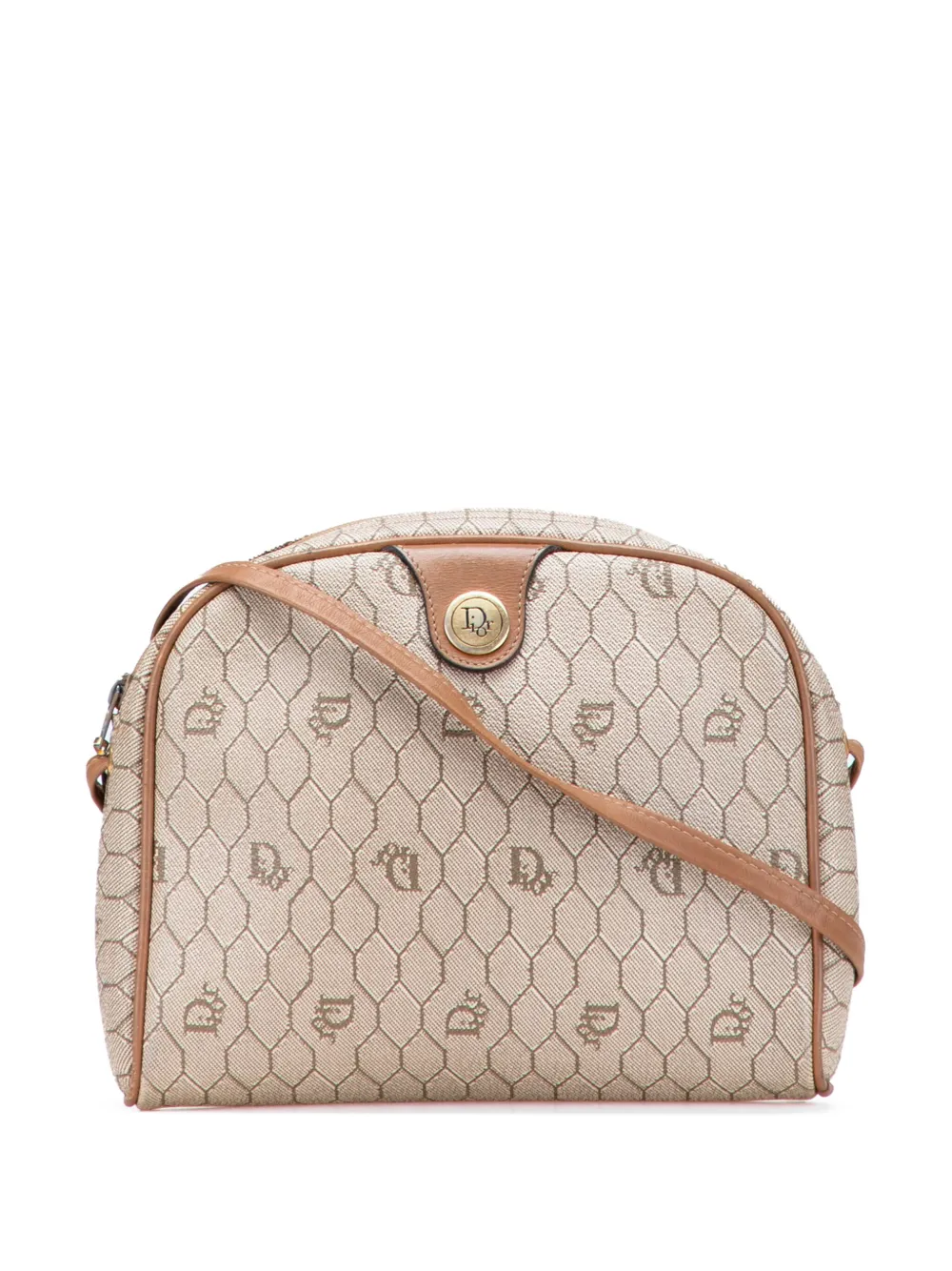 Christian Dior Pre-Owned 20th Century Honeycomb Coated Canvas Christian Dior Pre-Owned 20th Century Honeycomb Coated Canvas