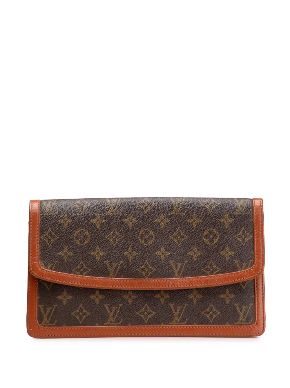 Louis Vuitton Pre-Owned 1990 Monogram Pochette Dame GM clutch bag | Brown | Image 1