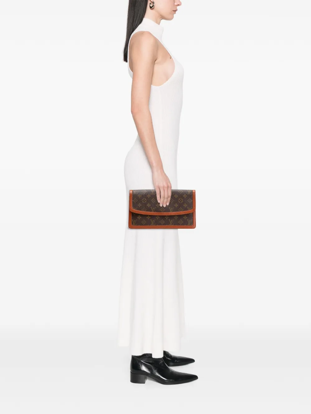 Louis Vuitton Pre-Owned 1990 Monogram Pochette Dame GM clutch bag | Pre-Owned | Image 2