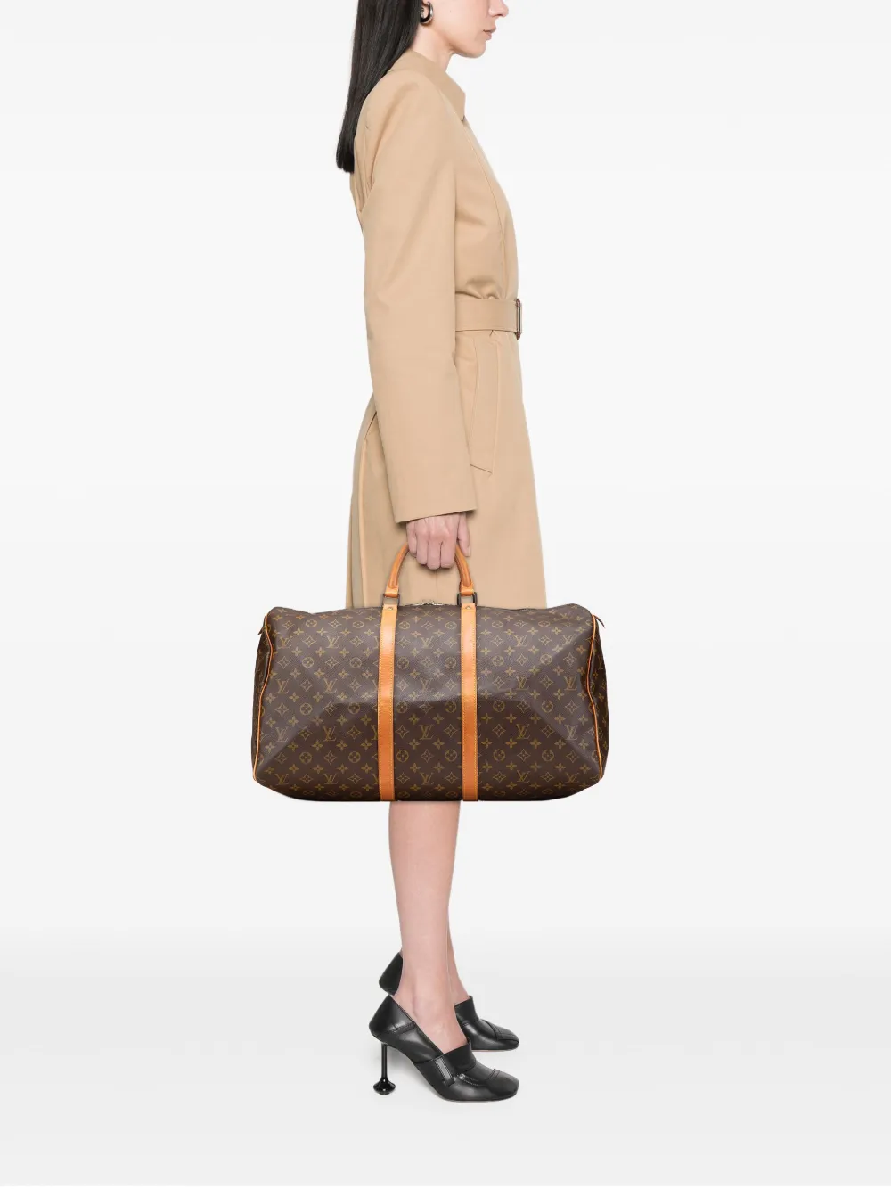Louis Vuitton Pre-Owned 1991 Monogram Keepall 55 travel bag | Pre-Owned | Image 2