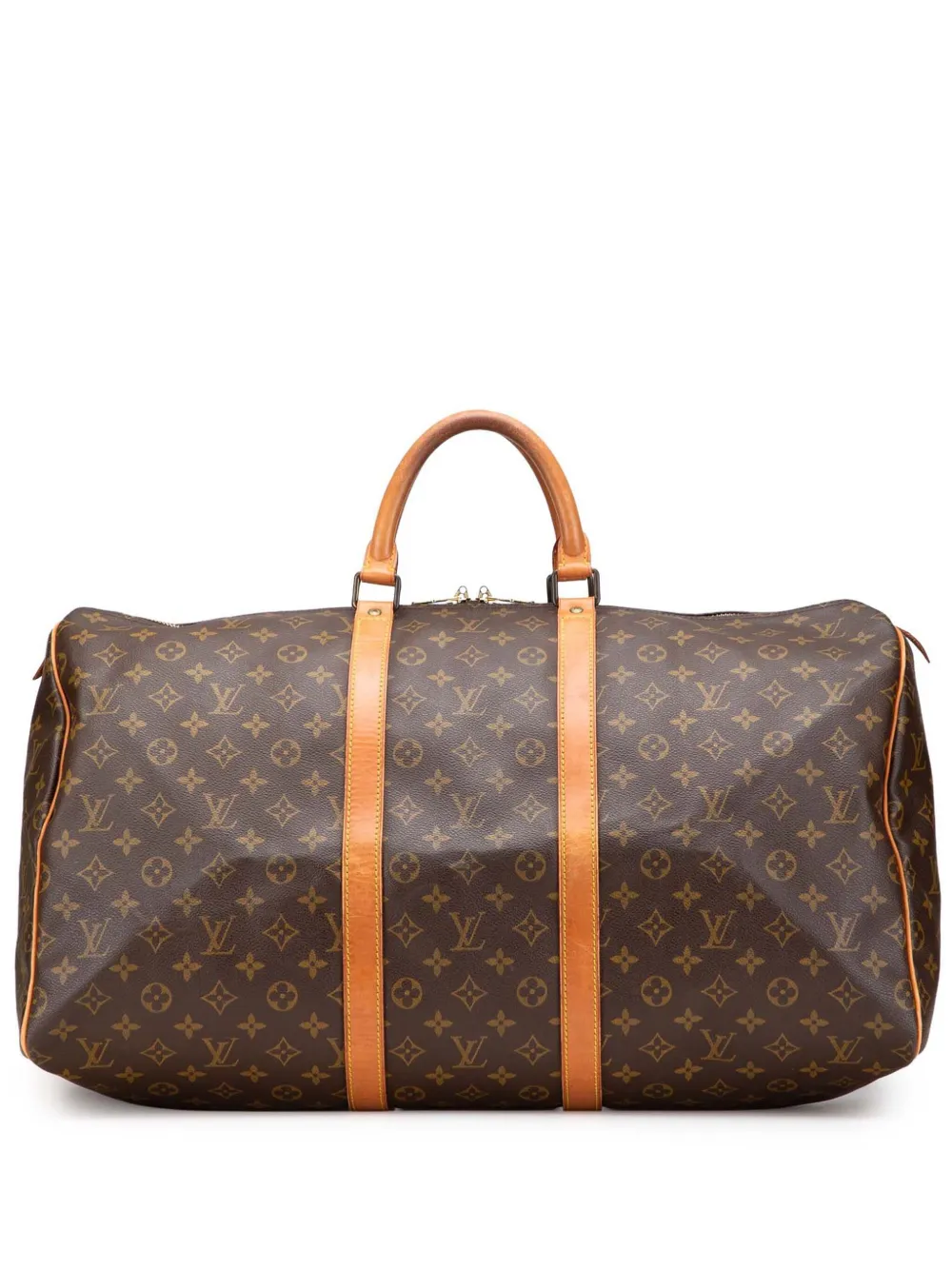 Louis Vuitton Pre-Owned 1991 Monogram Keepall 55 travel bag | Brown | Image 1