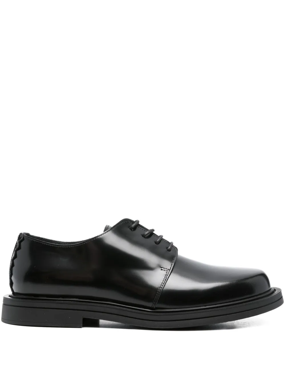 The Antipode lace-up leather shoes Black