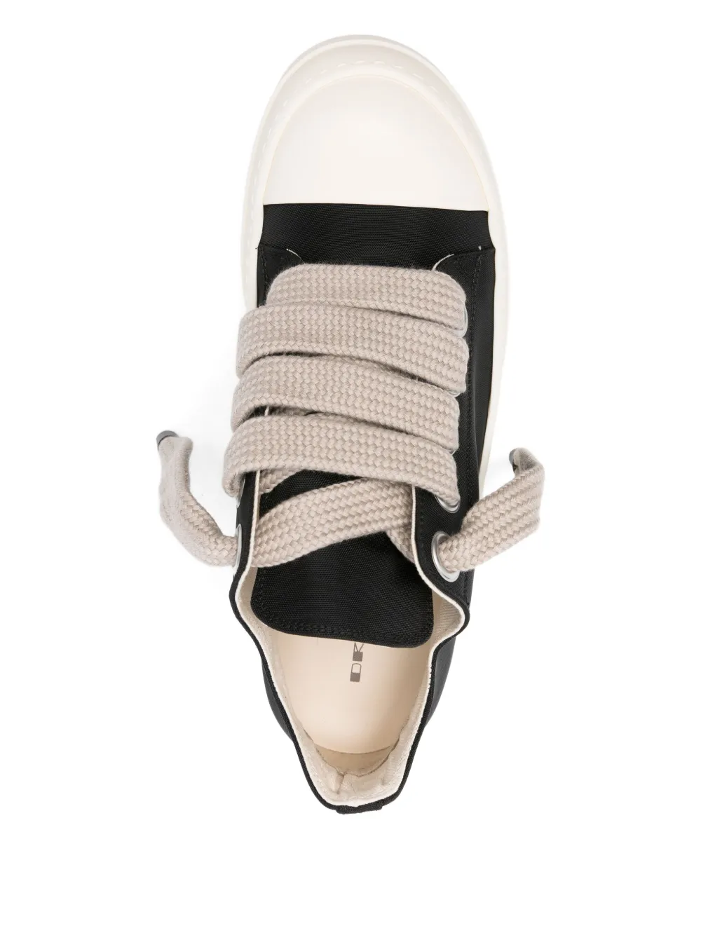 Rick Owens DRKSHDW Jumbolace lace-up low-top sneakers Black