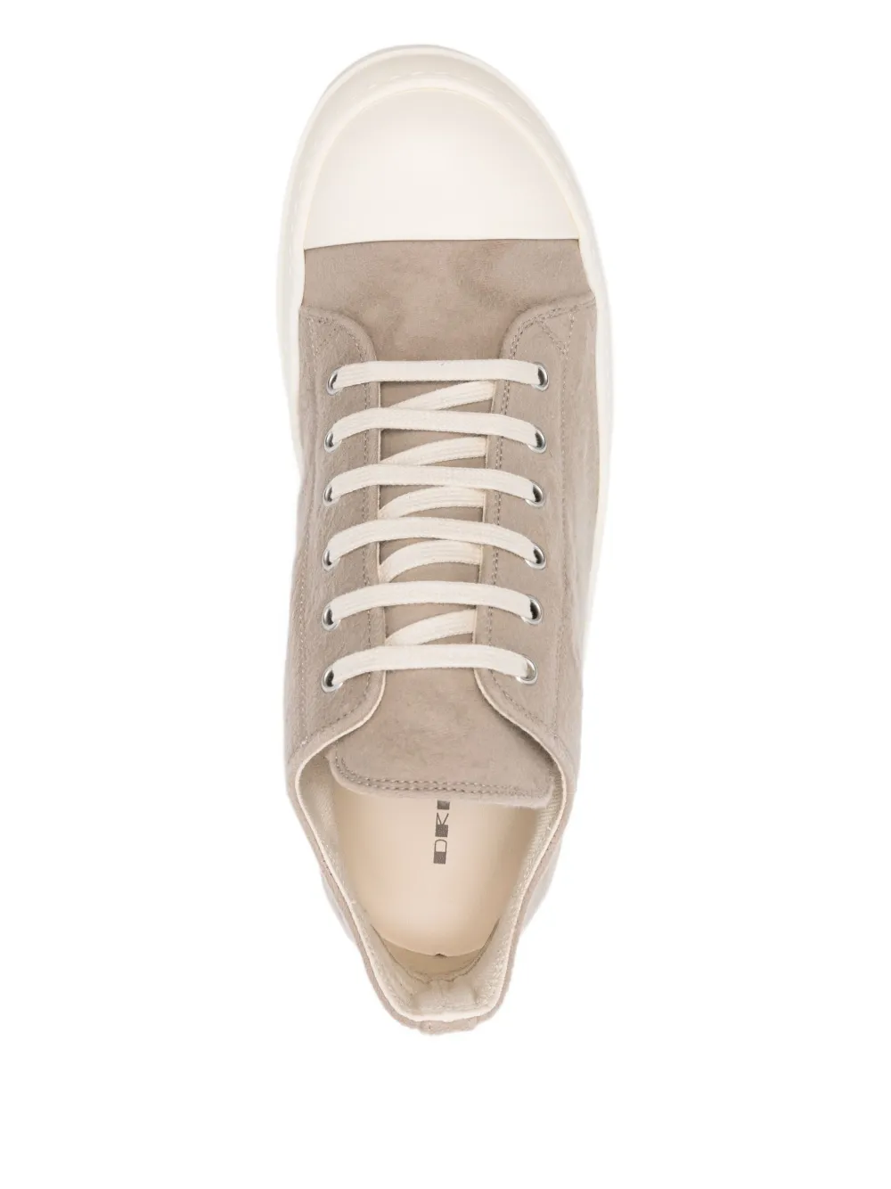 Rick Owens Drkshdw Lace-up Sneakers In Neutral