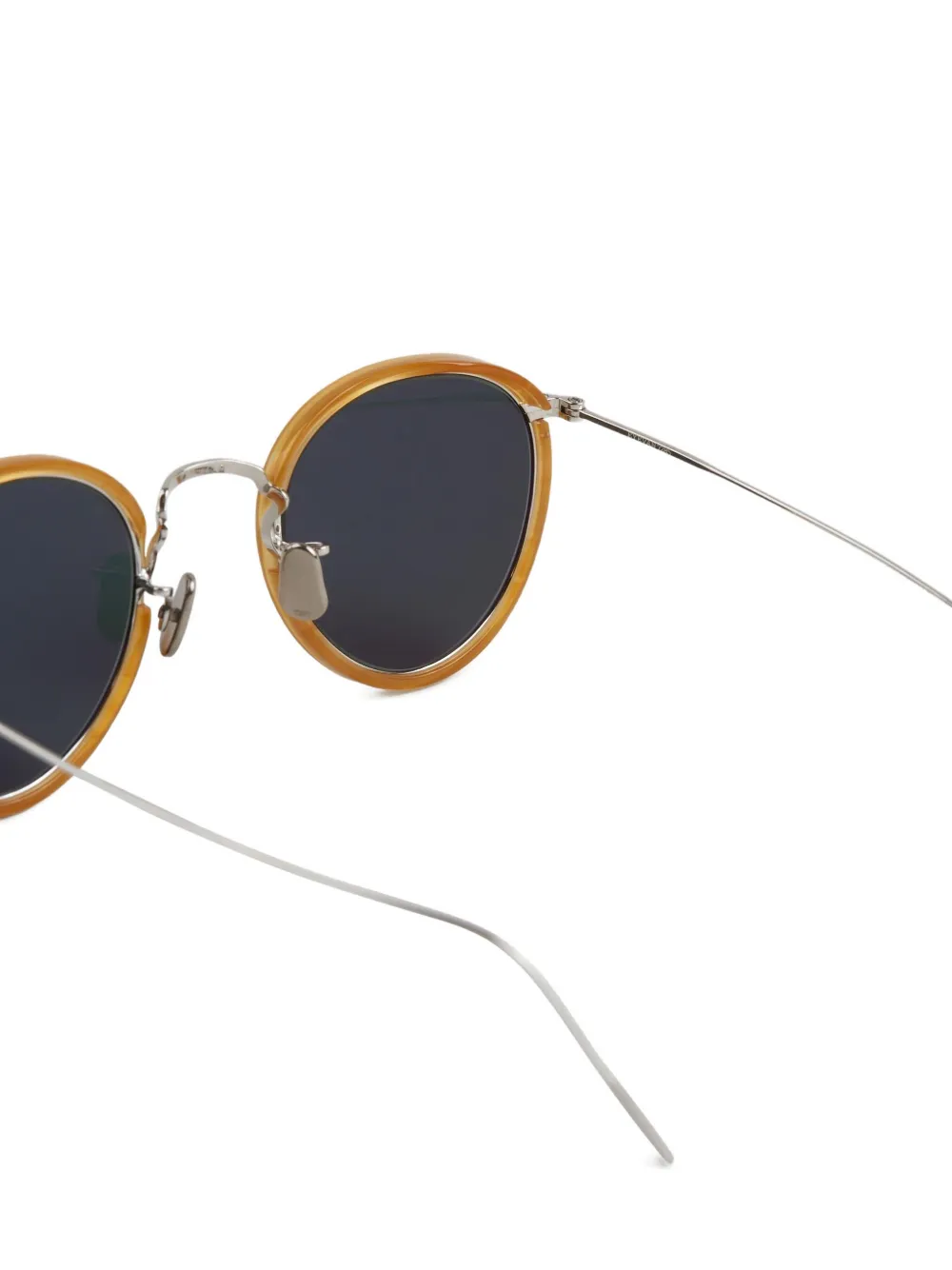 Eyevan7285 Zonnebril met rond montuur Zilver