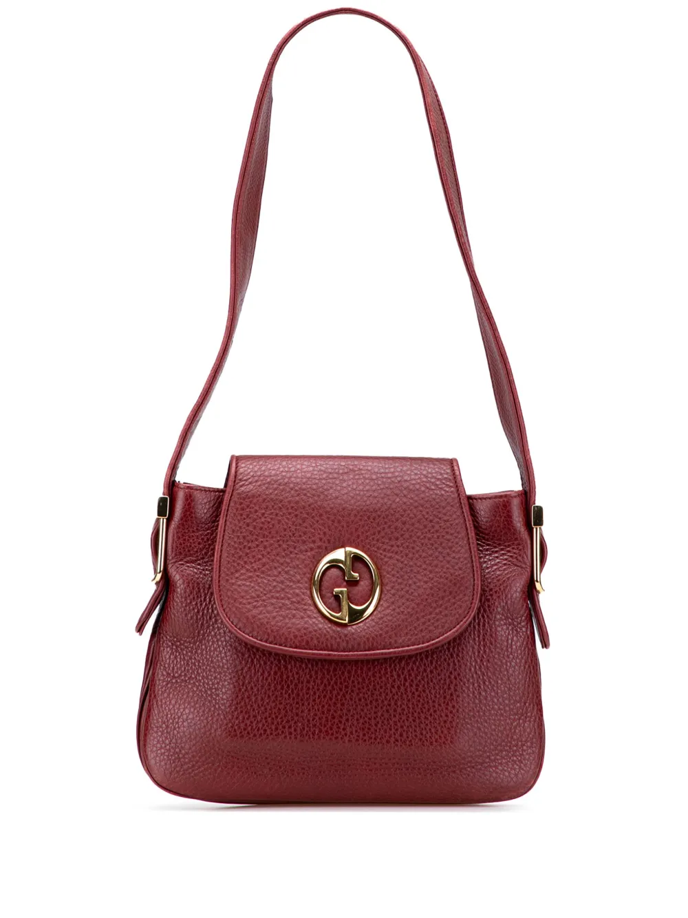 Gucci Pre-Owned 2000-2015 Leather 1973 shoulder bag - レッド Gucci Pre-Owned 2000-2015 Leather 1973 shoulder bag - レッド