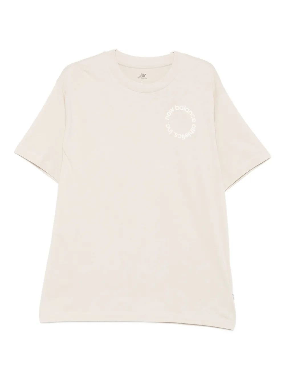 New Balance circular-logo T-shirt - Toni neutri