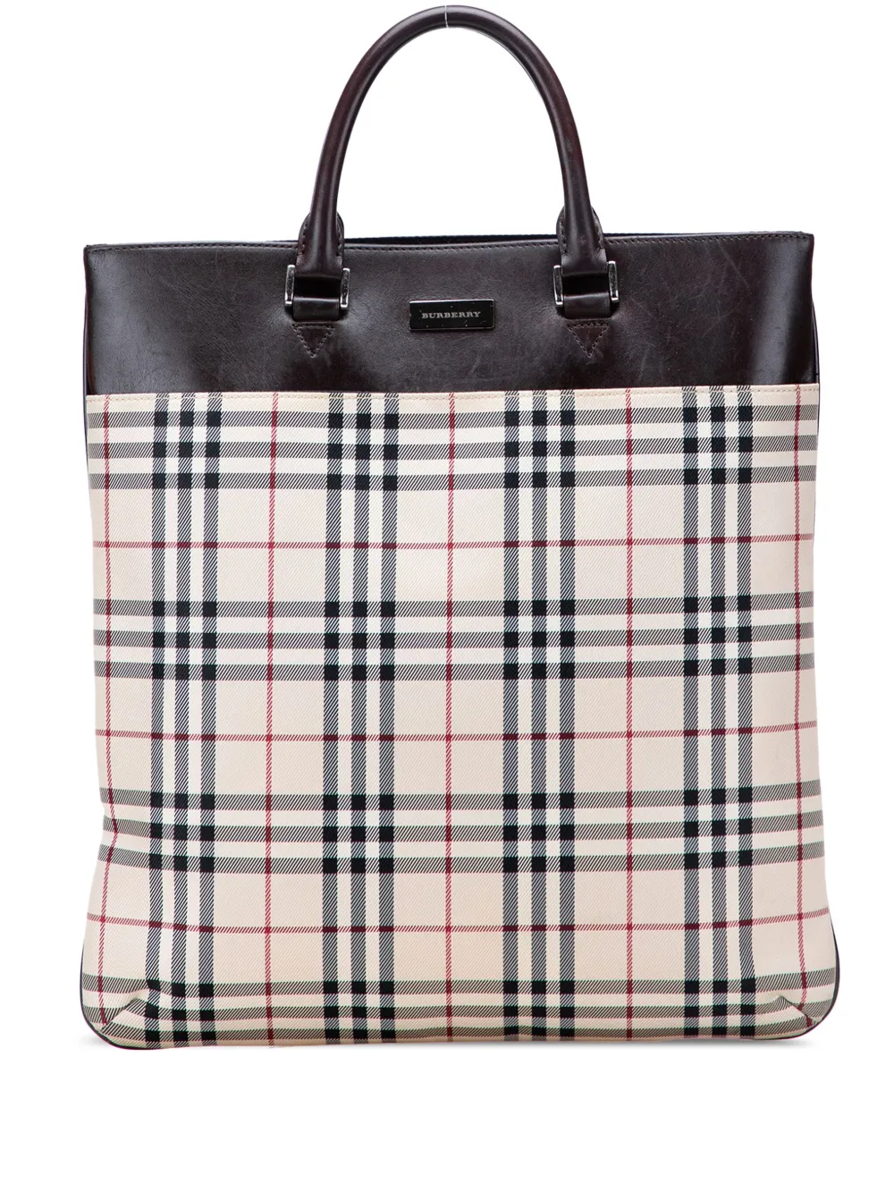 Burberry Pre-Owned 2000-2017 House Check Canvas tote bag - ブラウン Burberry Pre-Owned 2000-2017 House Check Canvas tote bag - ブラウン