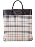 Burberry Pre-Owned 2000-2017 House Check Canvas tote bag - Brown