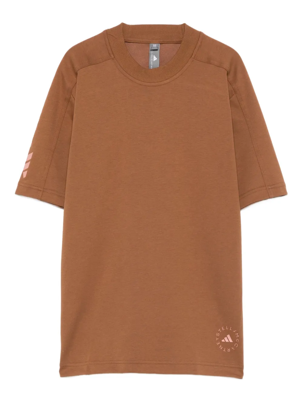 adidas by Stella McCartney ロゴ Tシャツ - ブラウン adidas by Stella McCartney ロゴ Tシャツ - ブラウン