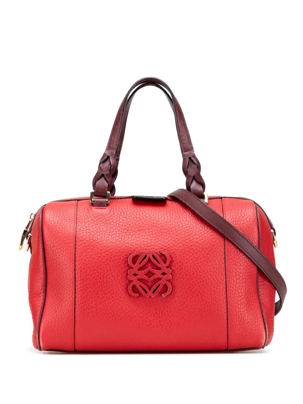 Loewe Pre-Owned 2012 Leather Fusta 25 satchel | Red | Image 1