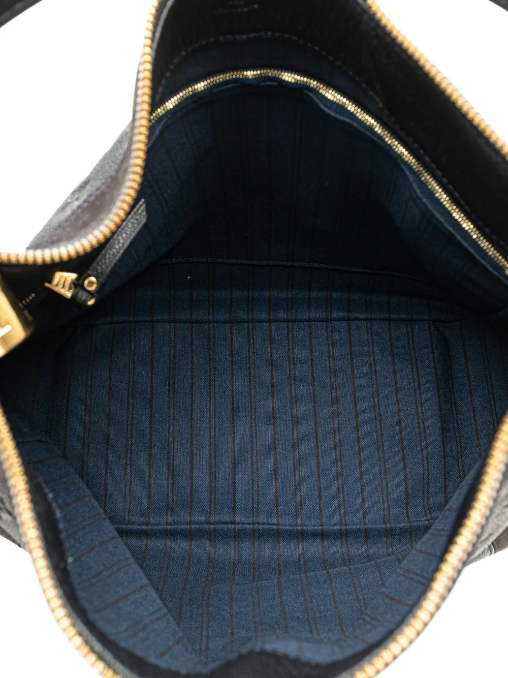 Pre-owned Louis Vuitton 2012 Monogram Empreinte Audacieuse Mm Satchel In Blue