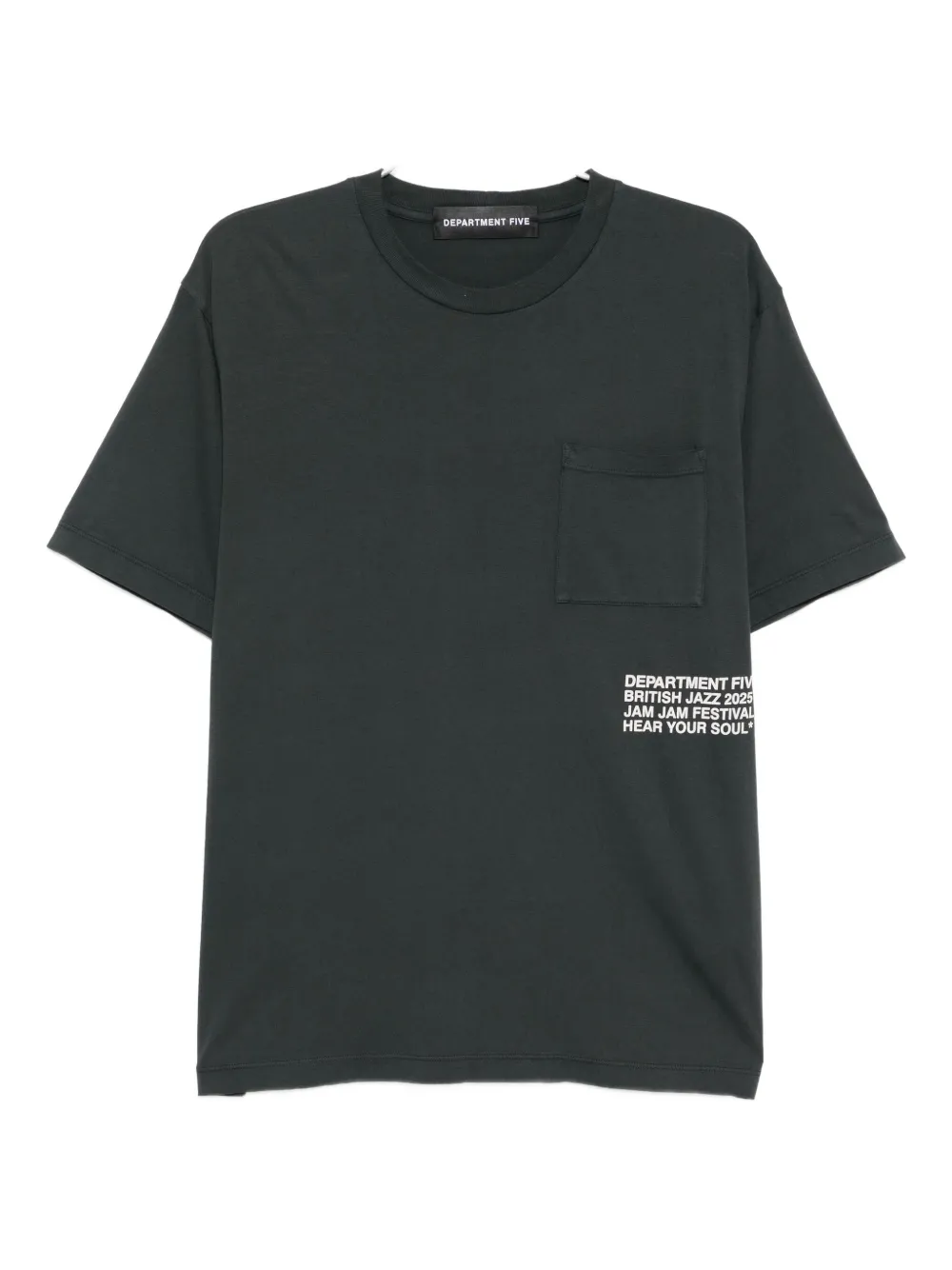 Department Five Slogan-print Cotton T-shirt In Black