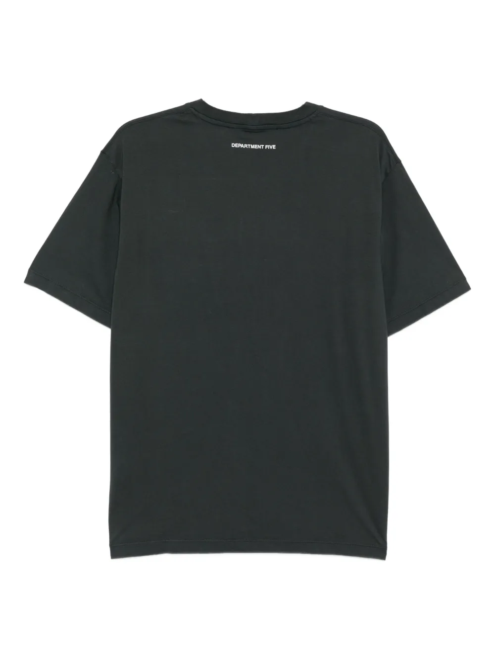 Department 5 Katoenen T-shirt met tekst - Grijs