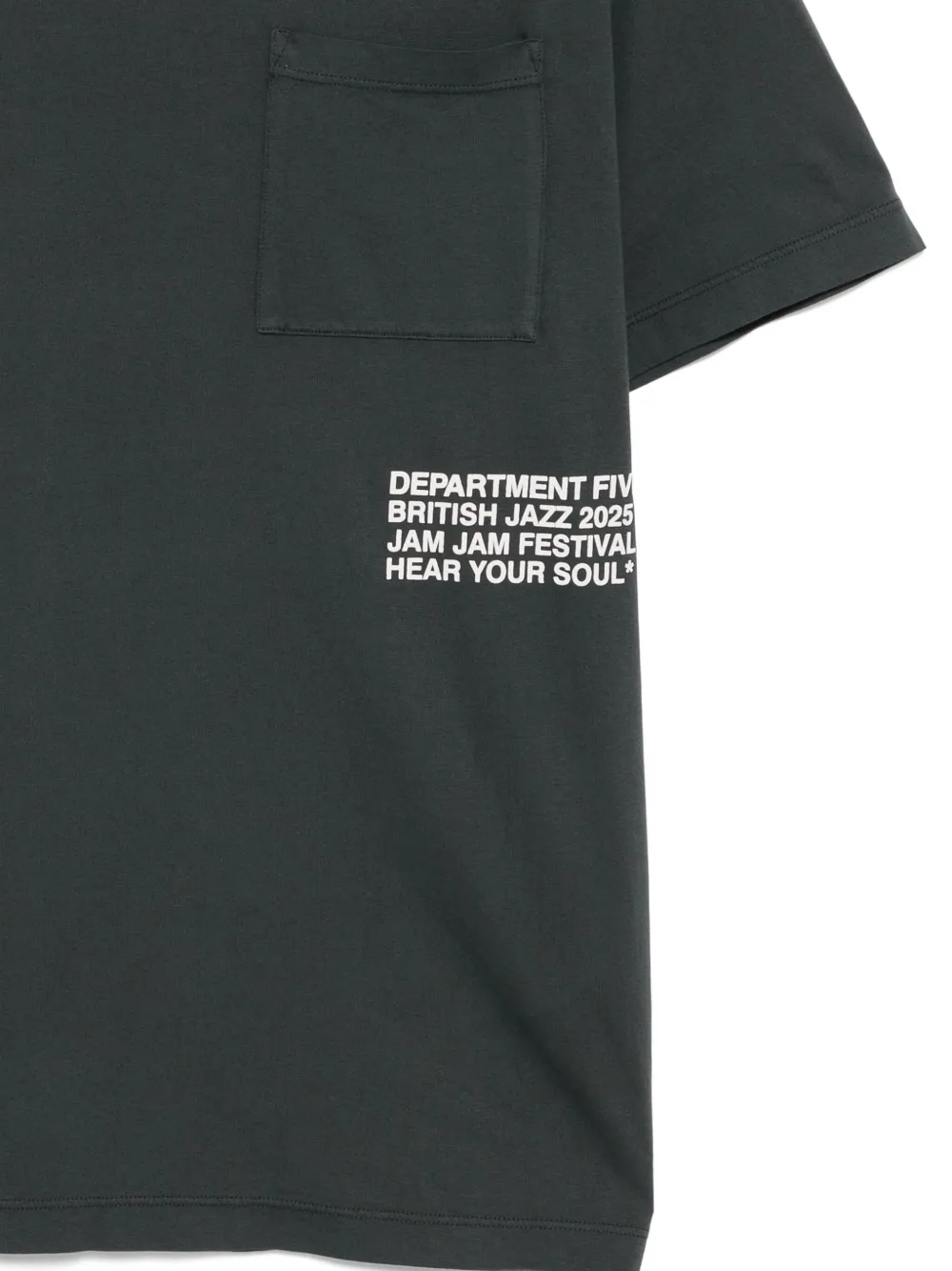 Department Five Slogan-print Cotton T-shirt In Black