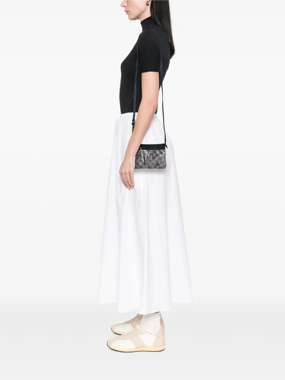 Gucci Pre-Owned 2000-2015 GG Crystal Interlocking G crossbody bag | Pre-Owned | Image 2