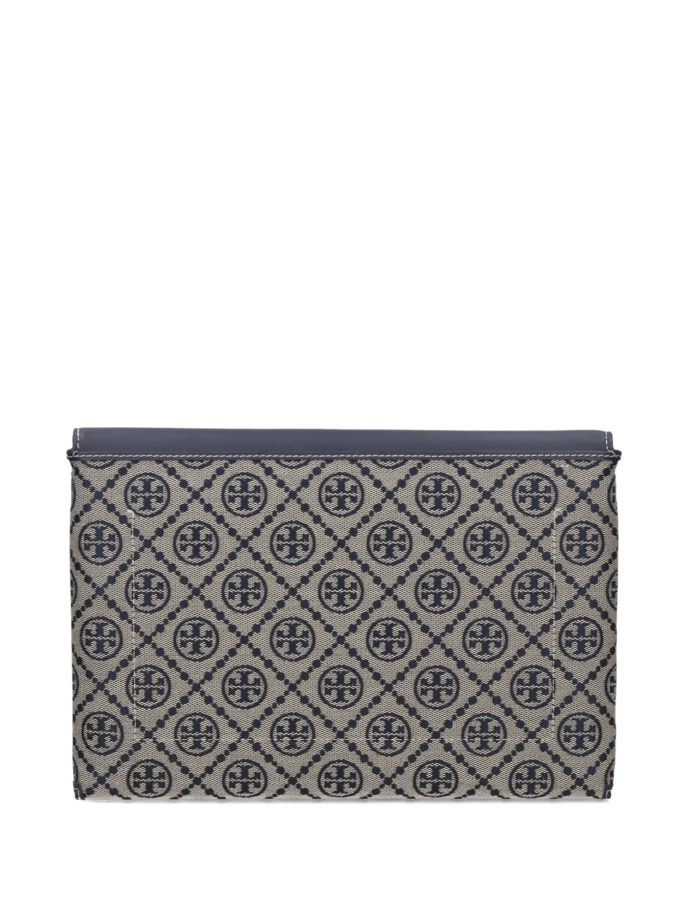 Tory Burch monogram envelope clutch Blauw