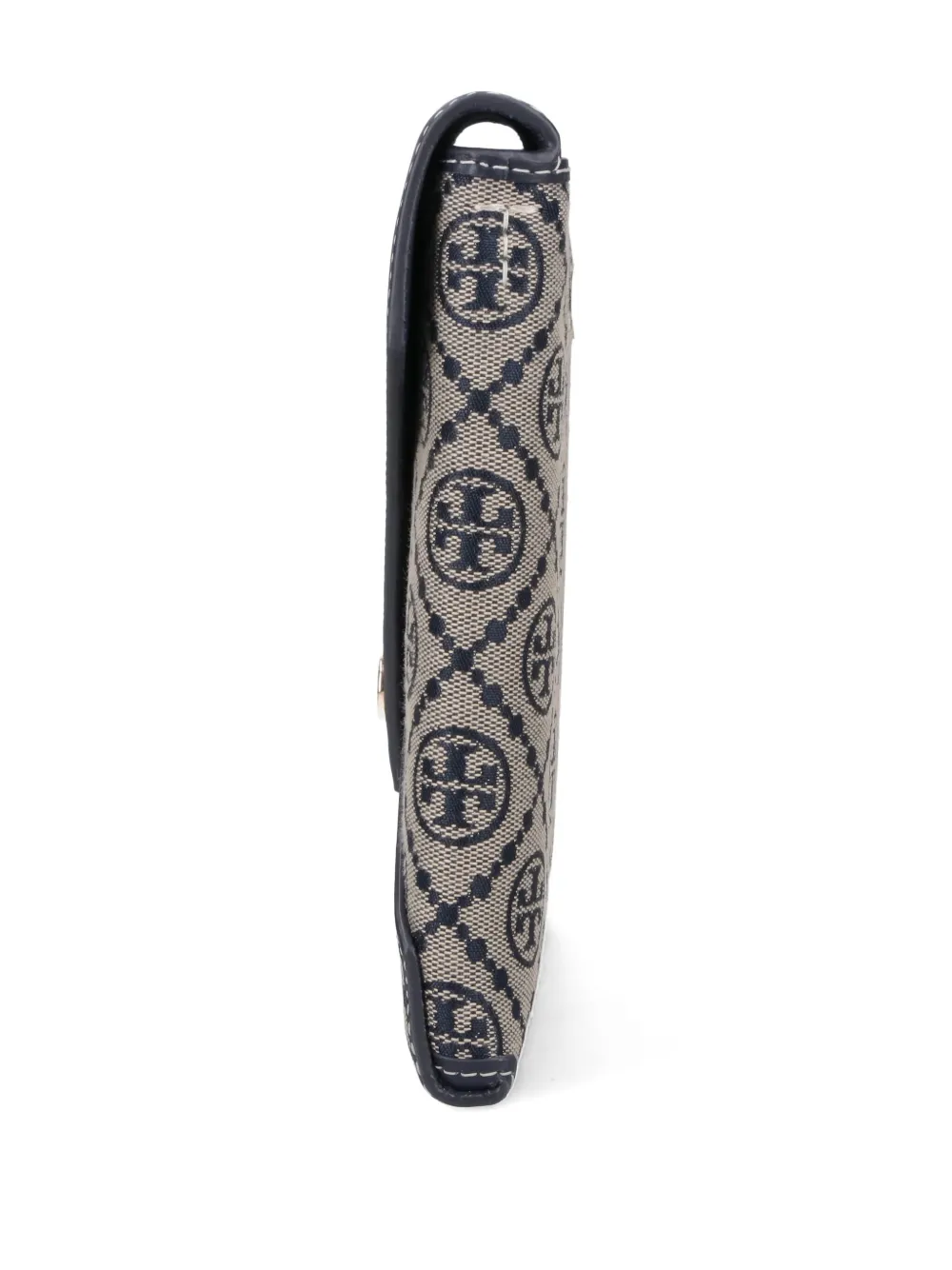 Tory Burch monogram envelope clutch Blauw
