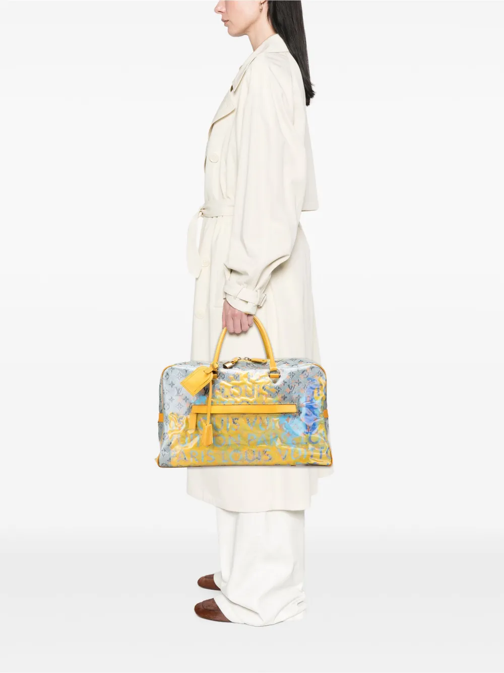 Louis Vuitton Pre-Owned 2008 Monogram Pulp Line Weekender GM travel bag | Pre-Owned | Image 2