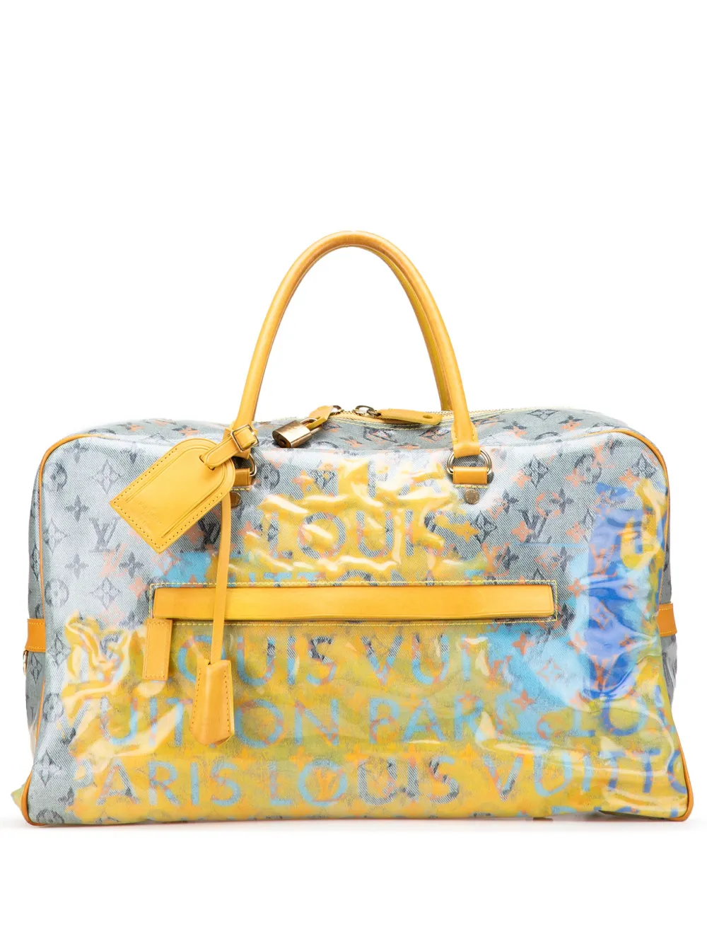 Louis Vuitton Pre-Owned 2008 Monogram Pulp Line Weekender GM travel bag | White | Image 1