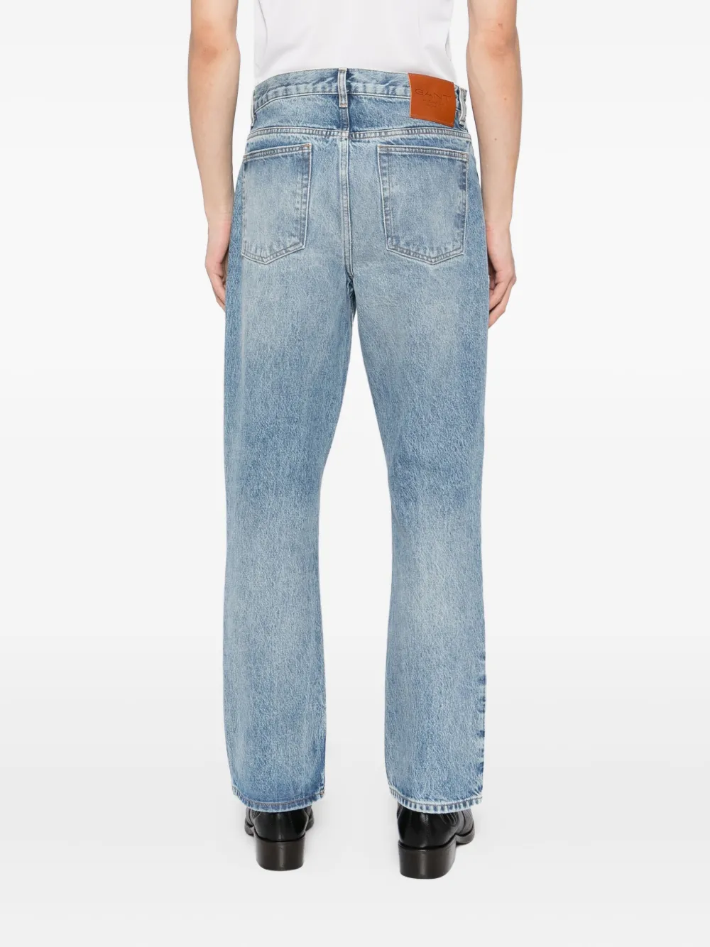 Gant Straight-leg Jeans In Blue