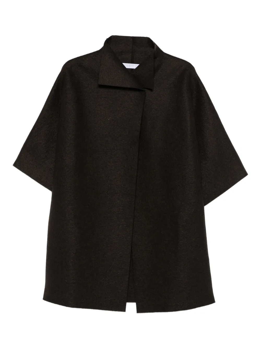 Harris Wharf London short-sleeve collared coat | Brown | Image 1