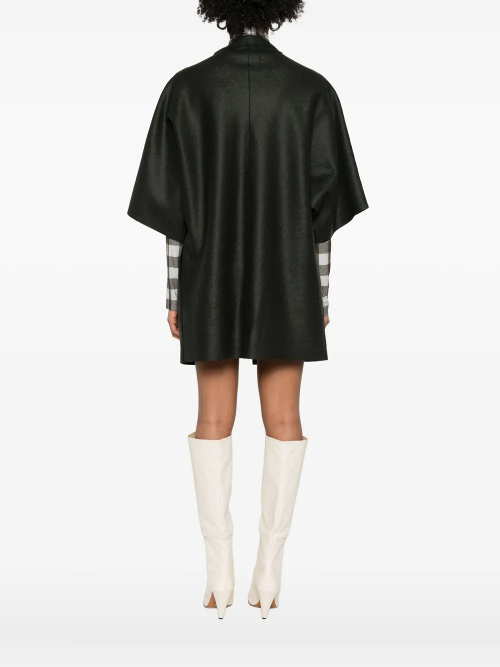 Harris Wharf London Jas met korte mouwen en kraag Groen