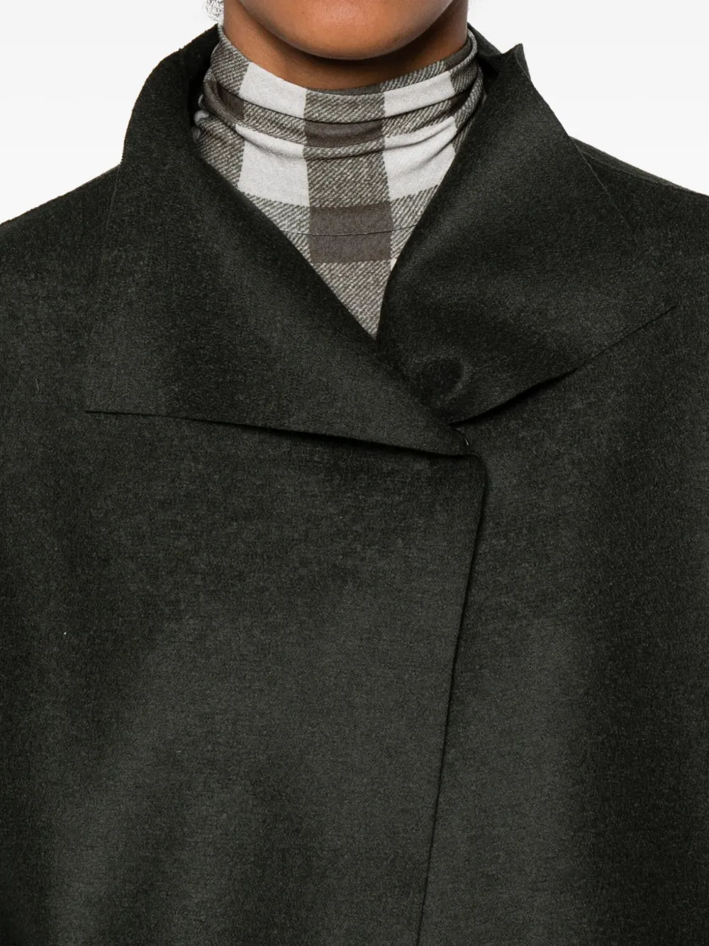 Harris Wharf London Jas met korte mouwen en kraag Groen